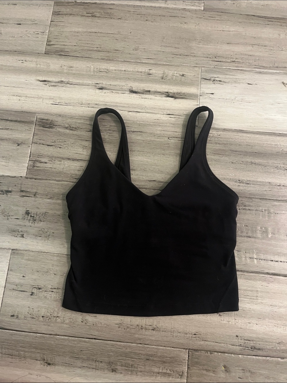 Lululemon Black Cropped Align Tank Size 2